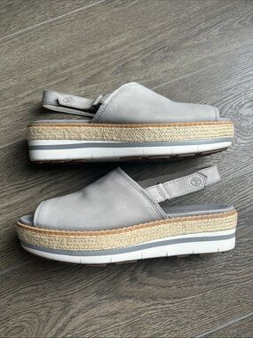 Timberland Open Toe Espadrille Platform Sandal